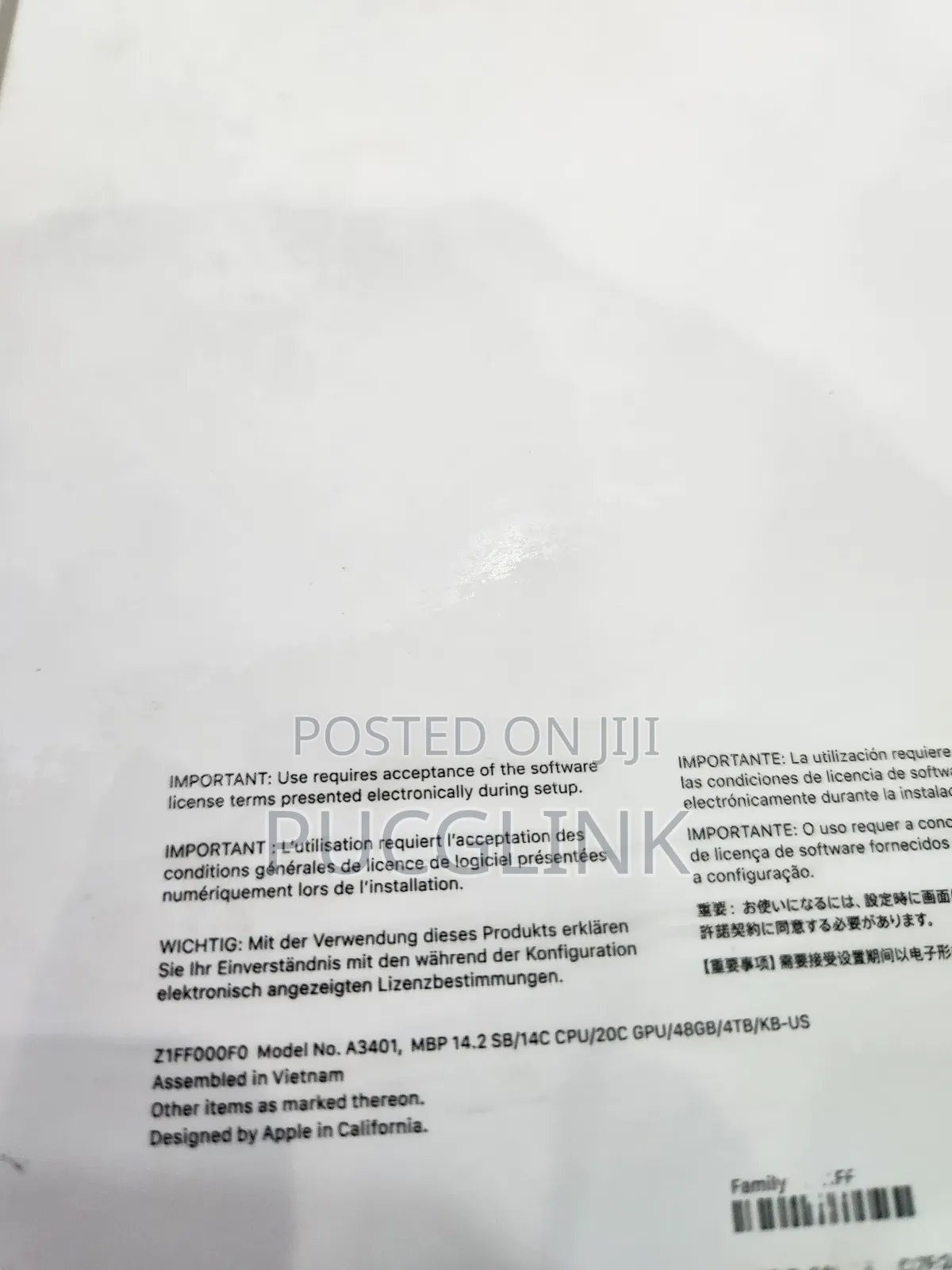 New Apple MacBook Pro 2024 M4 Max 14-Inch 48GB Apple M4 Max SSD 4T