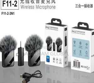 F11-2 3in1 Wireless Microphone Dual Noise Cancelation