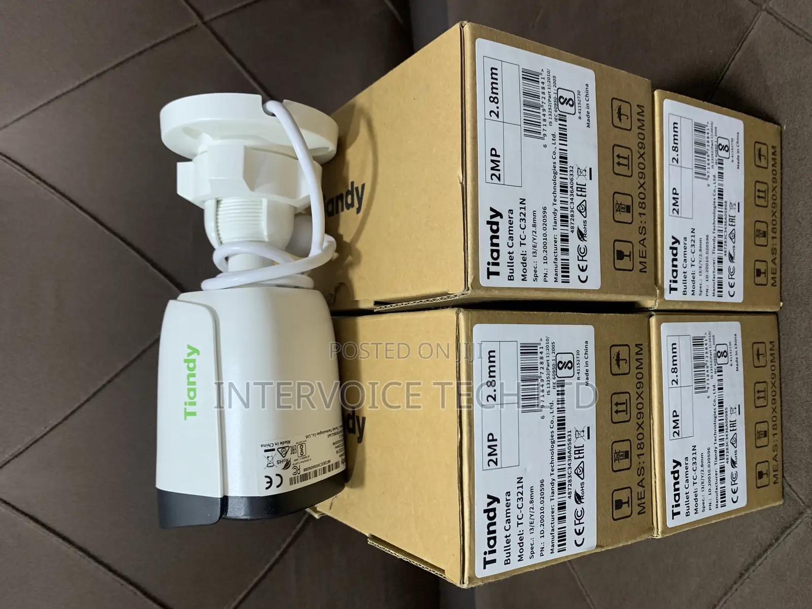 Tiandy2mp Fixed Tc-C321n Ir Bullet Camera I3/E/Y/2.8mm/V2.0