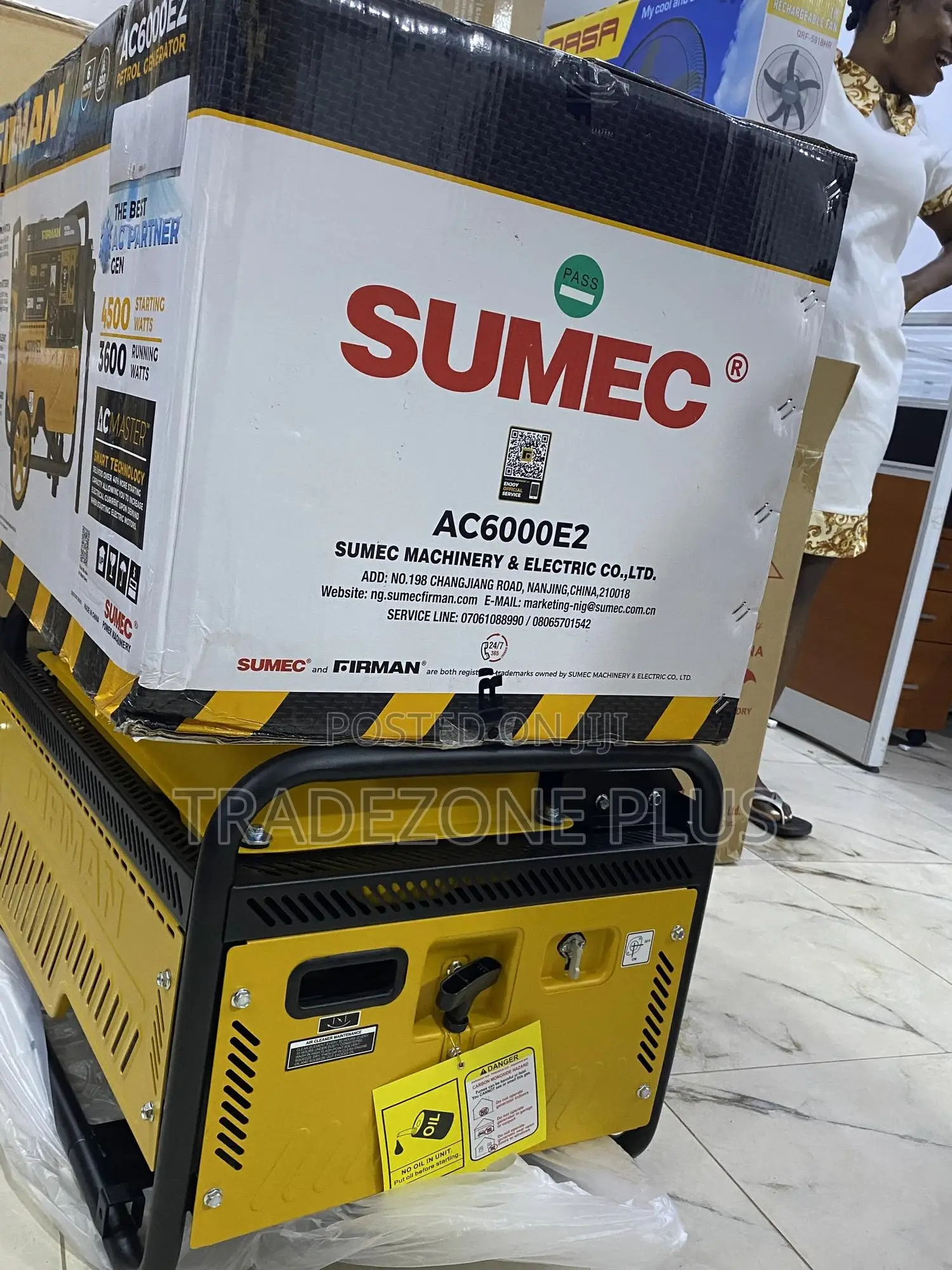Your Backup Power Beast Is Here"- Sumec- Ac6000e2 Generator
