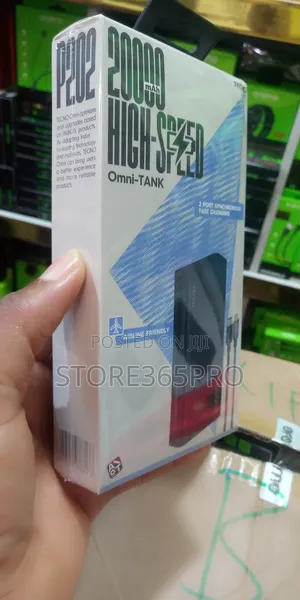 Original Tecno Power Bank 20000mah Fast Charging