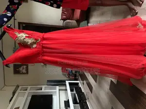 Red Already Made Gown