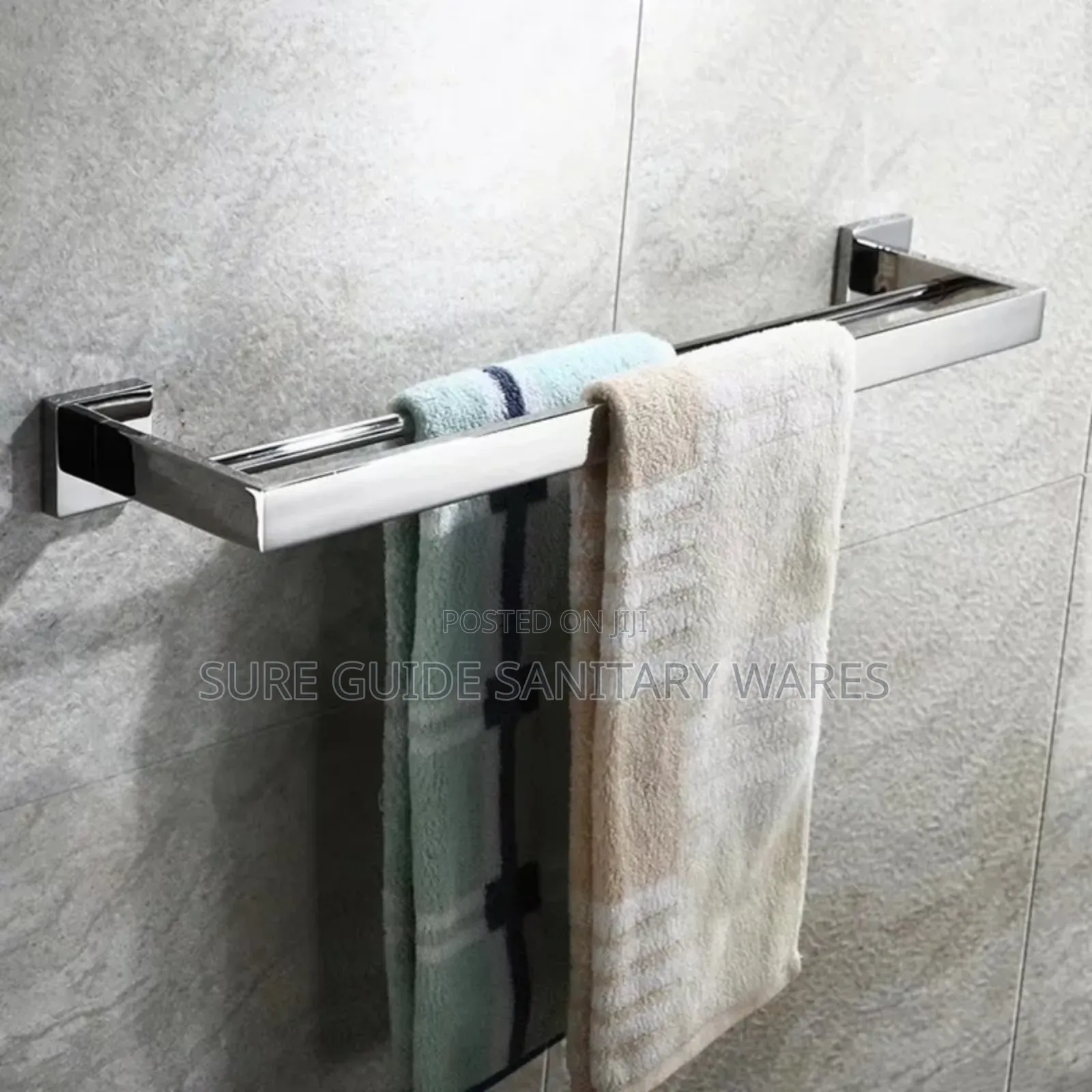 60cm Chrome Double Layer Towel Racks