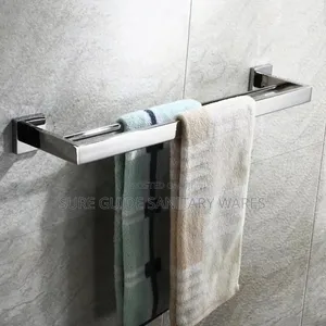 60cm Chrome Double Layer Towel Racks
