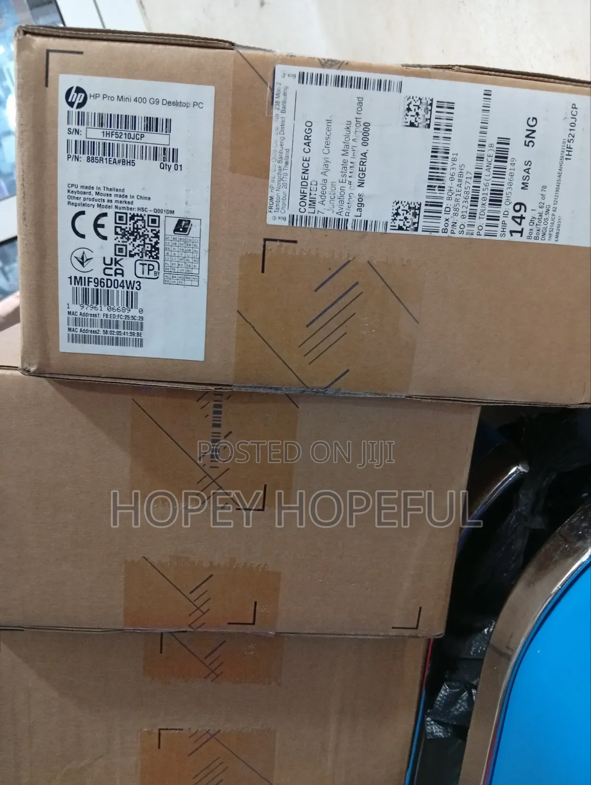 New Desktop Computer HP ProDesk 400 8GB Intel Core I5 SSD 512GB