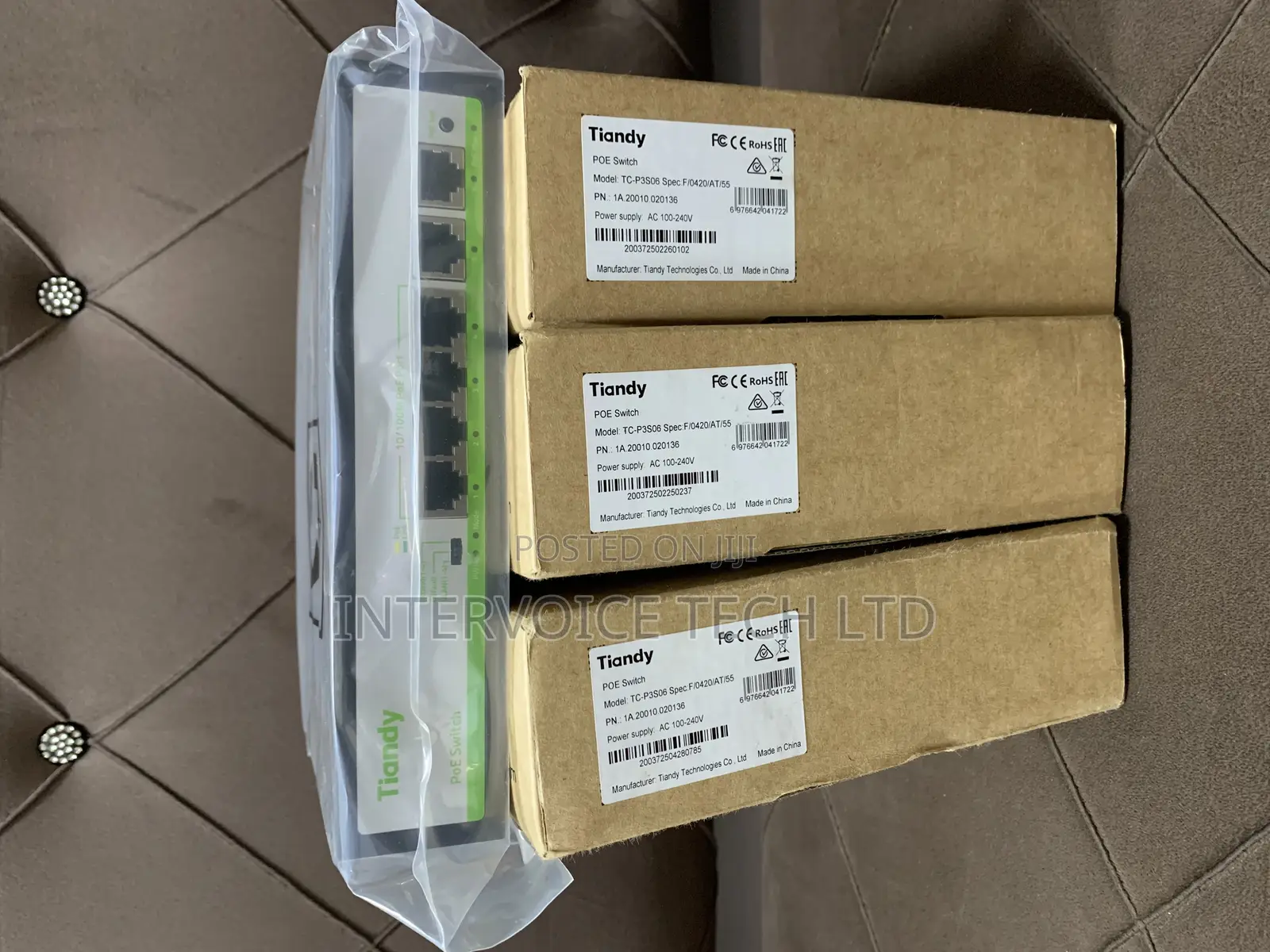 Tiandy 4 Port Poe Switch Model:Tc-P3s06