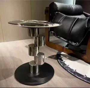 Unique Marble Top Side Table/Stool
