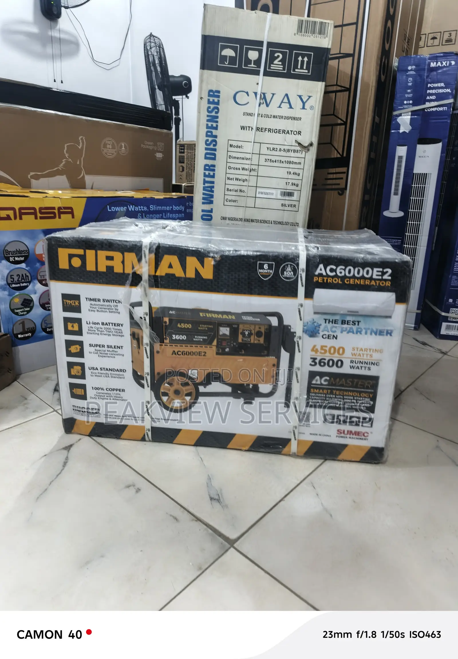 Ac Master Firman Ac6000e2 3.5kva Engine Model