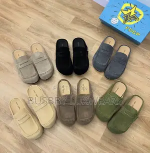 FDCP Suede Penny Mules for Men