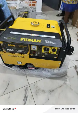 Firman Ac6000e2 Model 3.5kva, Engine Type Sfe200e