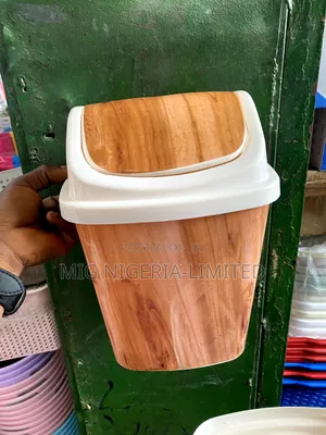 25l Plastic Bin Swing Top Lid Waste Paper Bathroom Kitchen Home Office