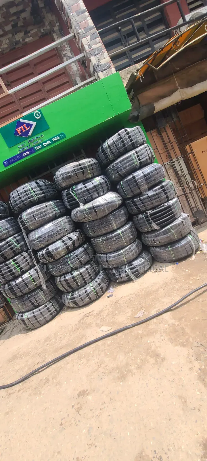 50mm Flexible Pipe Condit Black