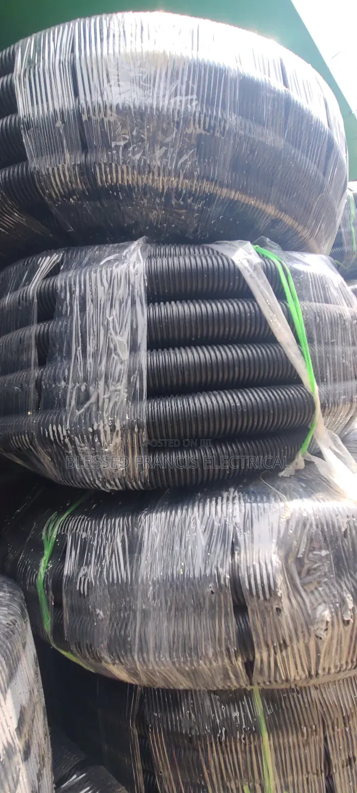 50mm Flexible Pipe Condit Black
