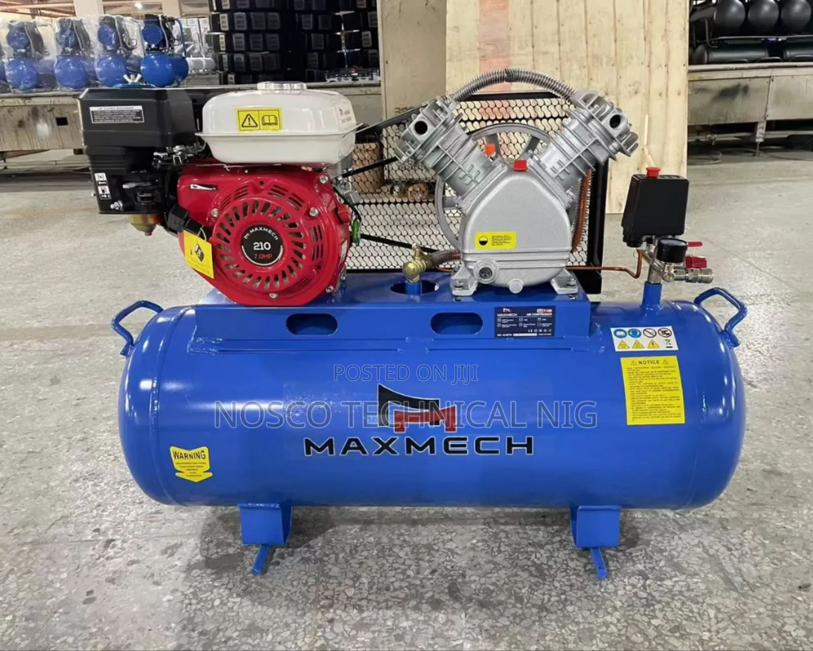 Engine Air Compressor 100l. Ga7-100 Maxmech Air Compressor
