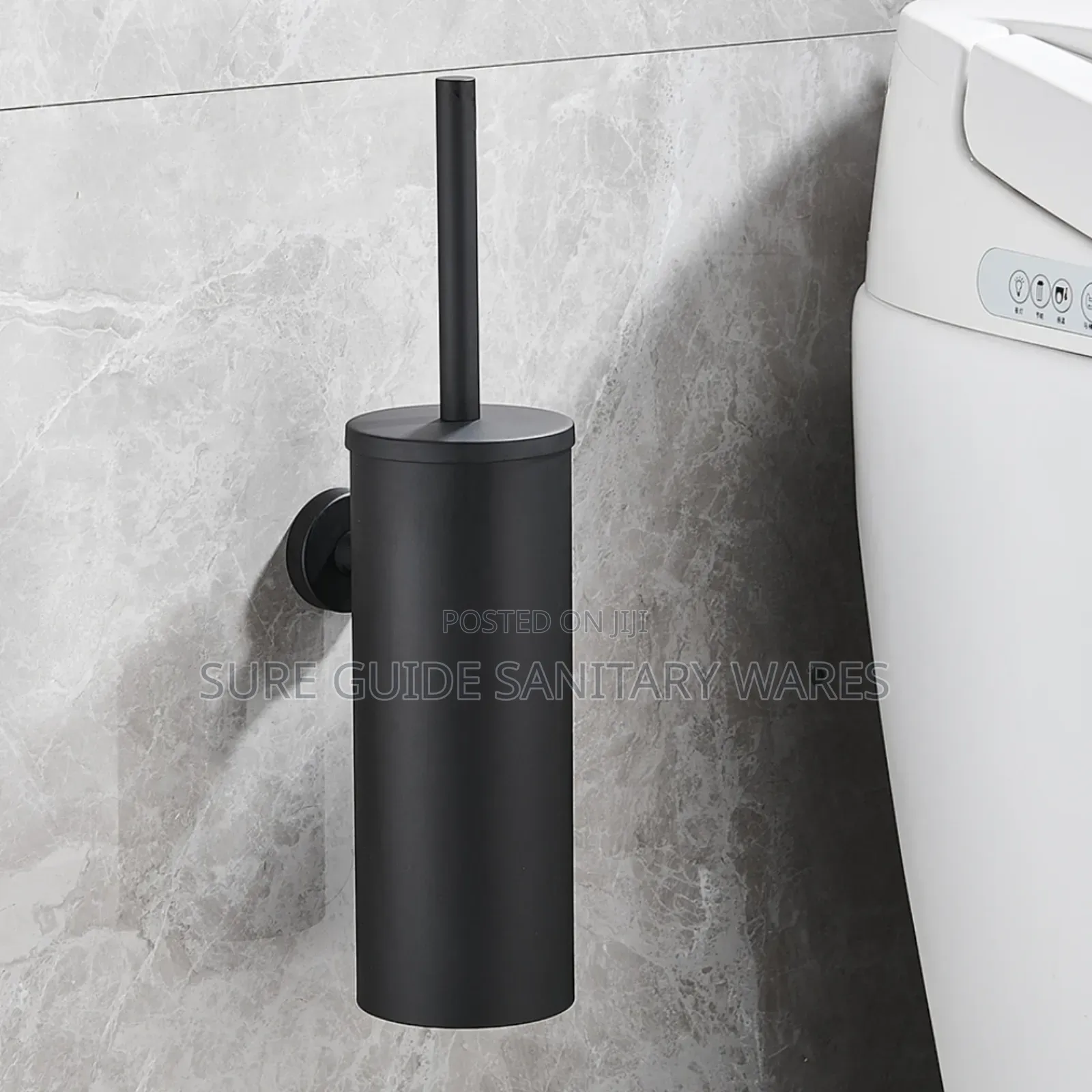 Matt Black Toilet Brush