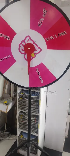 Spin Game for Event, Game, Competition, End of the Freebie, Try Luck