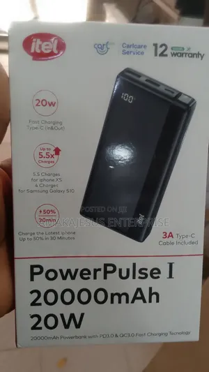 Itel Powerpulse 20000mah A1460 Power-Bank