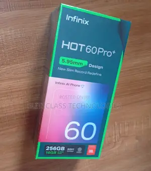 New Infinix Hot 60 Pro+ 128 GB Black