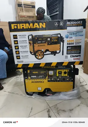 Firman 3.5kva Generator Ac6000e2, Long Runtime - Available