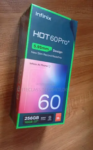 New Infinix Hot 60 Pro+ 128 GB Black
