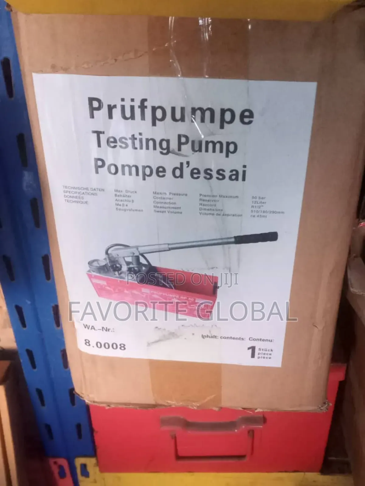 Testing Pump