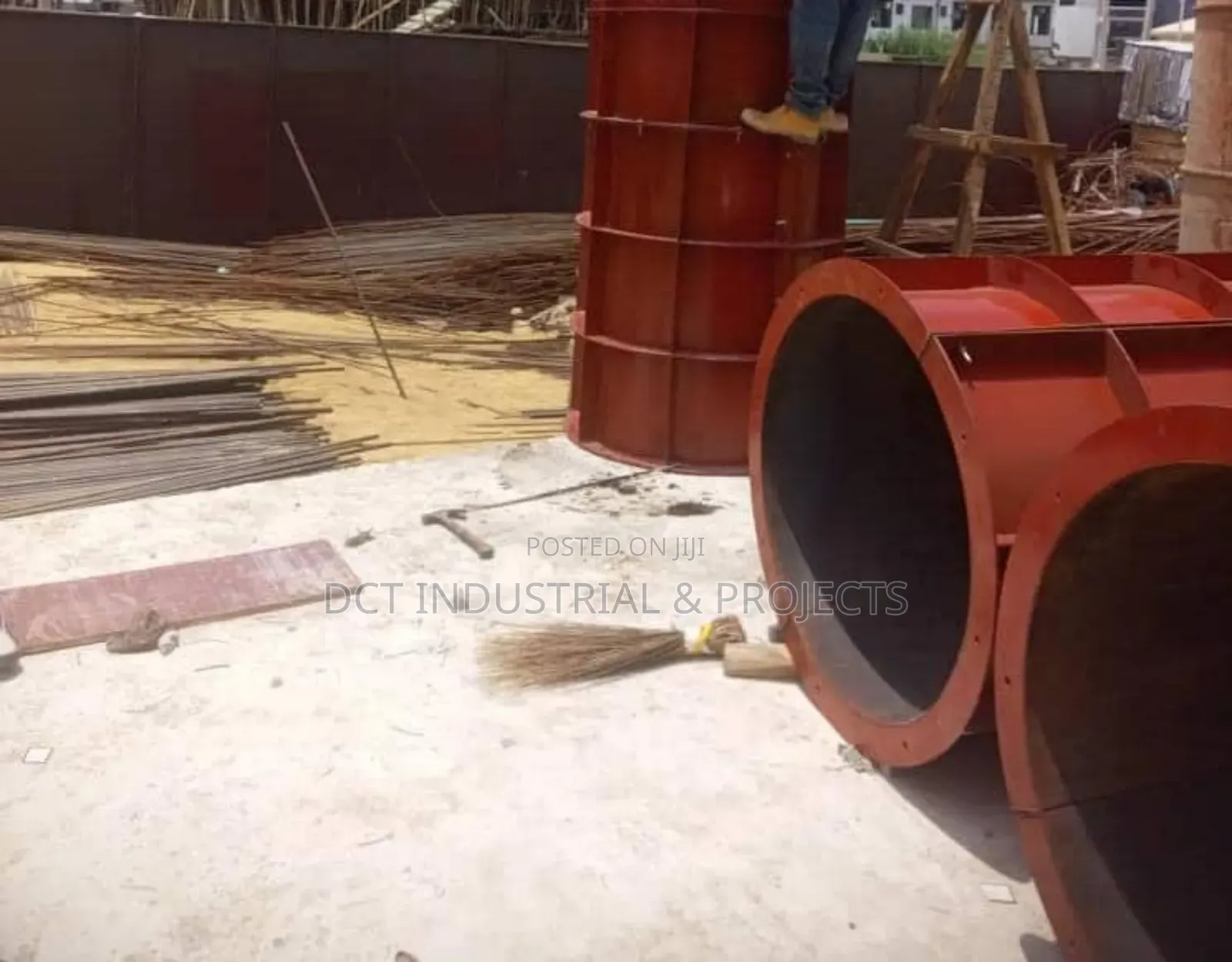 Concrete Casing / Steel Formworks Fabrication / Pillar Casting Frames