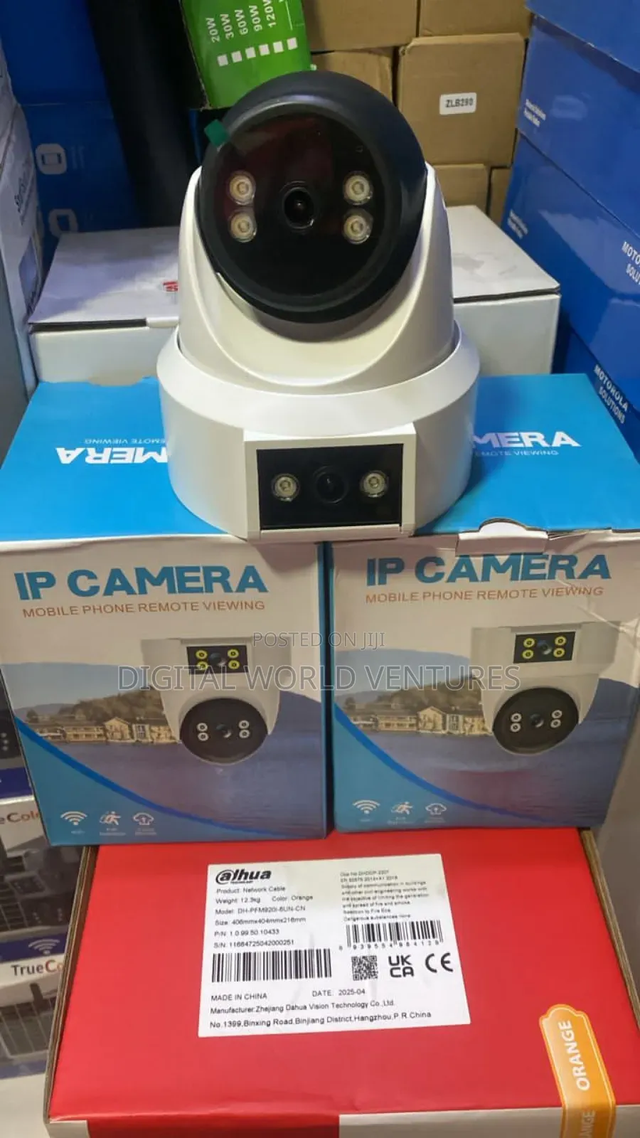 Double Lense Wifi Wireless Dome Camera