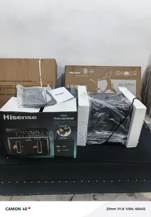 Brand New Hisense 8l Dual Air Fryer for Healthy Cooking