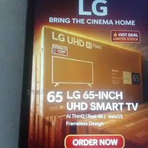 65 Inches Smart Tv With Voice Activated Narrator Real Tv