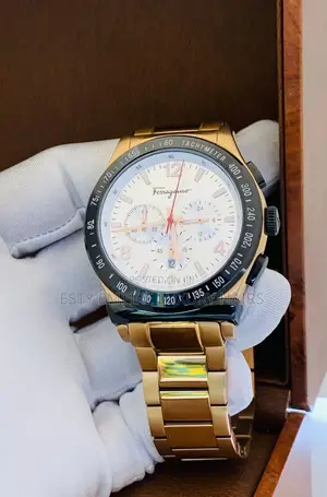 Ferragamor Chronograph Chain Wrist Watch