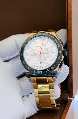 Ferragamor Chronograph Chain Wrist Watch