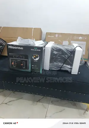 Hisense 8l Dual Basket Air Fryer – Fast Oil-Free Frying