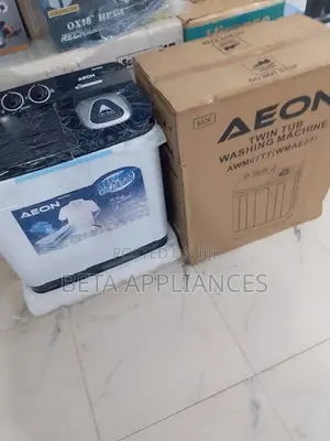 Durable Aeon Twin Tub Washing Machine – 7kg Capacity