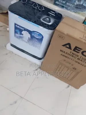 Aeon 7kg Twin Tub Washer – Easy and Efficient Cleaning
