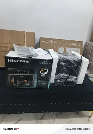 Original Hisense 8l Dual Zone Air Fryer – Rapid Heating