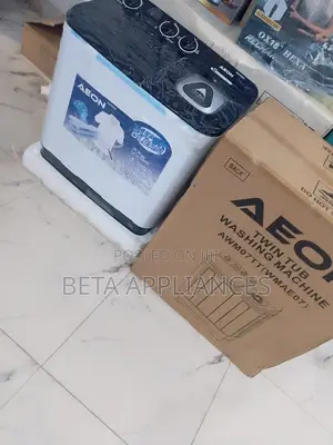 Save Time With Aeon 7kg Twin Tub Wash Spin Machine