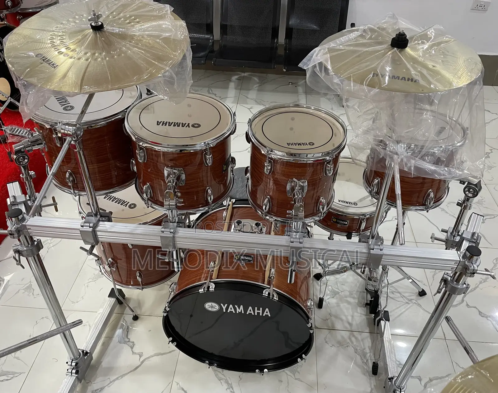 Yamaha 7 Piece Drum Set