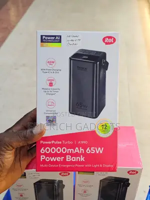 Itel 60,000mah 65w Laptop Powerbank