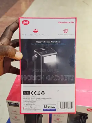 Itel 60,000mah 65w Laptop Powerbank