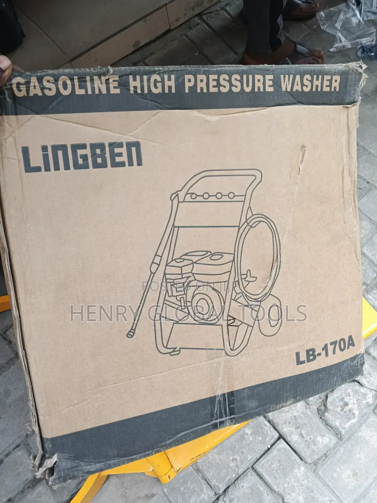 7hp Gasoline High Pressure Washer