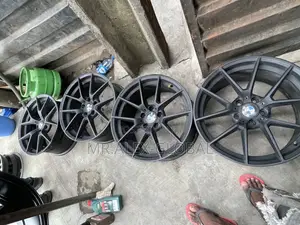Original 19 Inches BMW Rim Front and Back Math Black