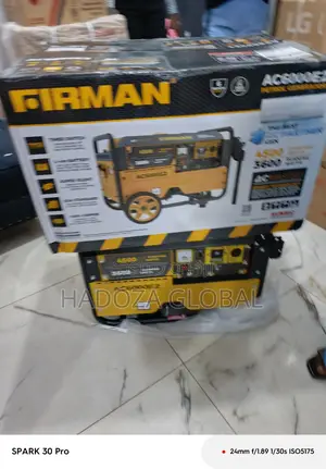Firman 3.5kva Electric Start Generator – Ac6000e2