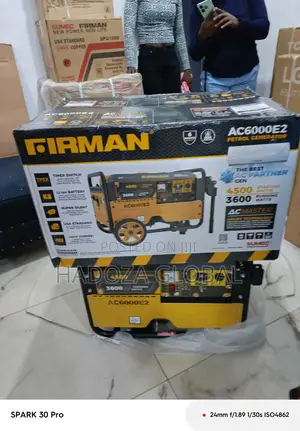 Ac6000e2 Firman 3.5kva Generator For Home Use