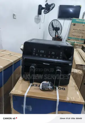 Hisense 8l Dual Basket Air Fryer – Modern Kitchen Choice