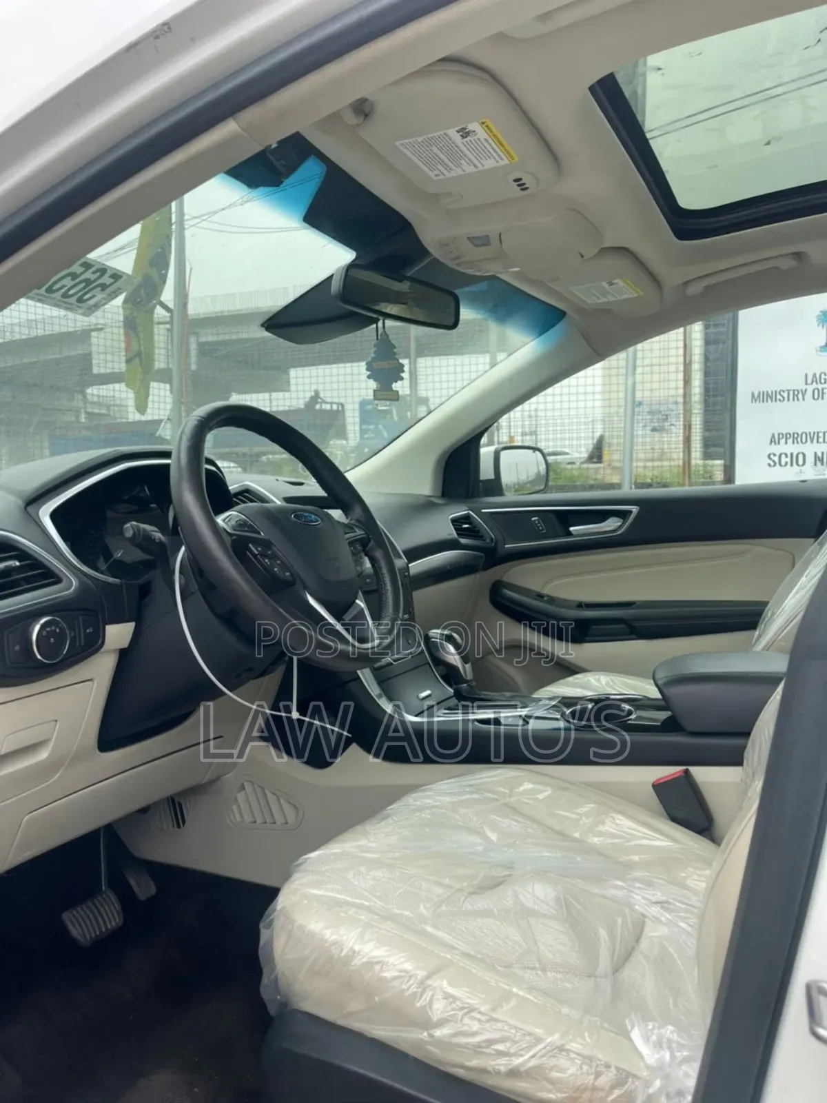 Ford Edge Titanium 4dr AWD (2.0L 4cyl 6A) 2016 White