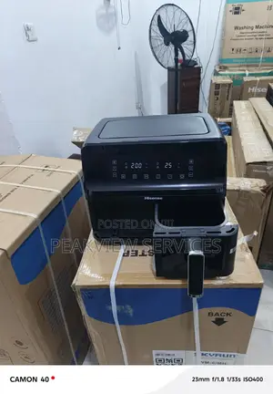 Hisense 8l H08afbk2s1 Dual Air Fryer – Oil-Free Cooking Made Easy