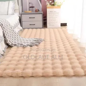 Elegant Imitation Rabbit Hair Bubble Velvet Rugs Soft