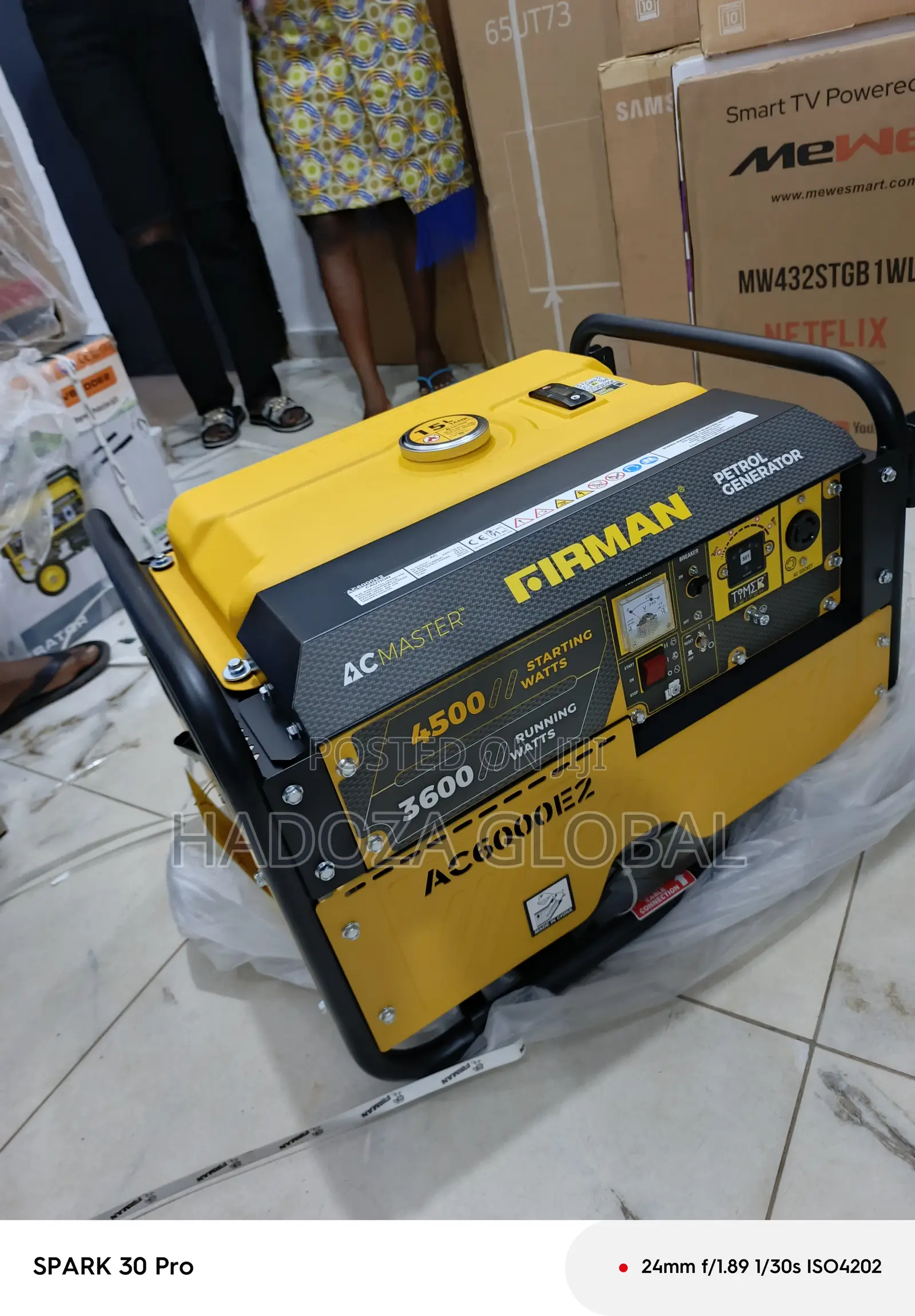 Firman 3.5kva Switch Start Model – Ac6000e2
