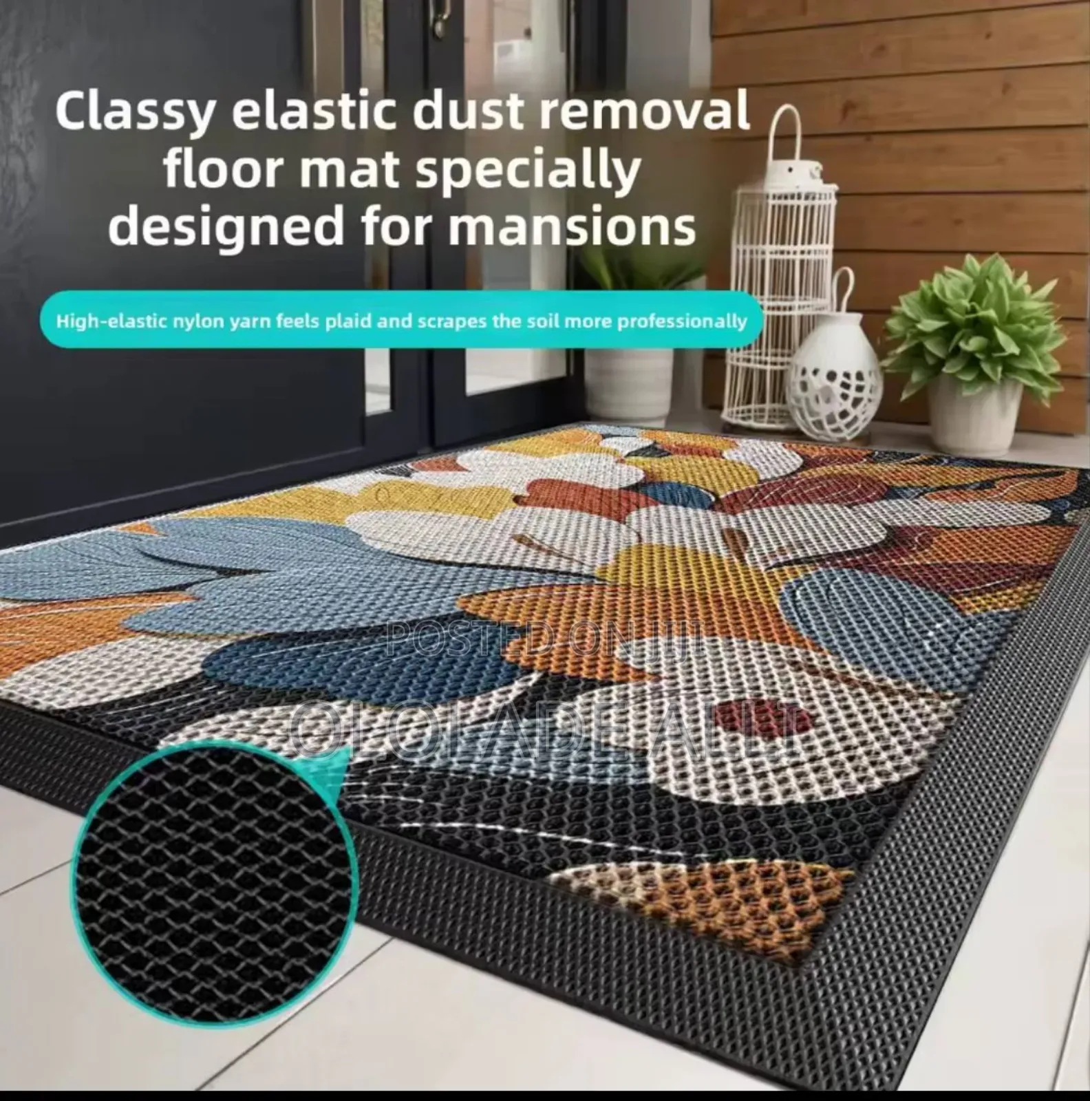 Tpe Elastic Nylon Coil Doormat