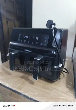 Hisense H08afbk2s1 8l Air Fryer – Dual Tray for Family Use